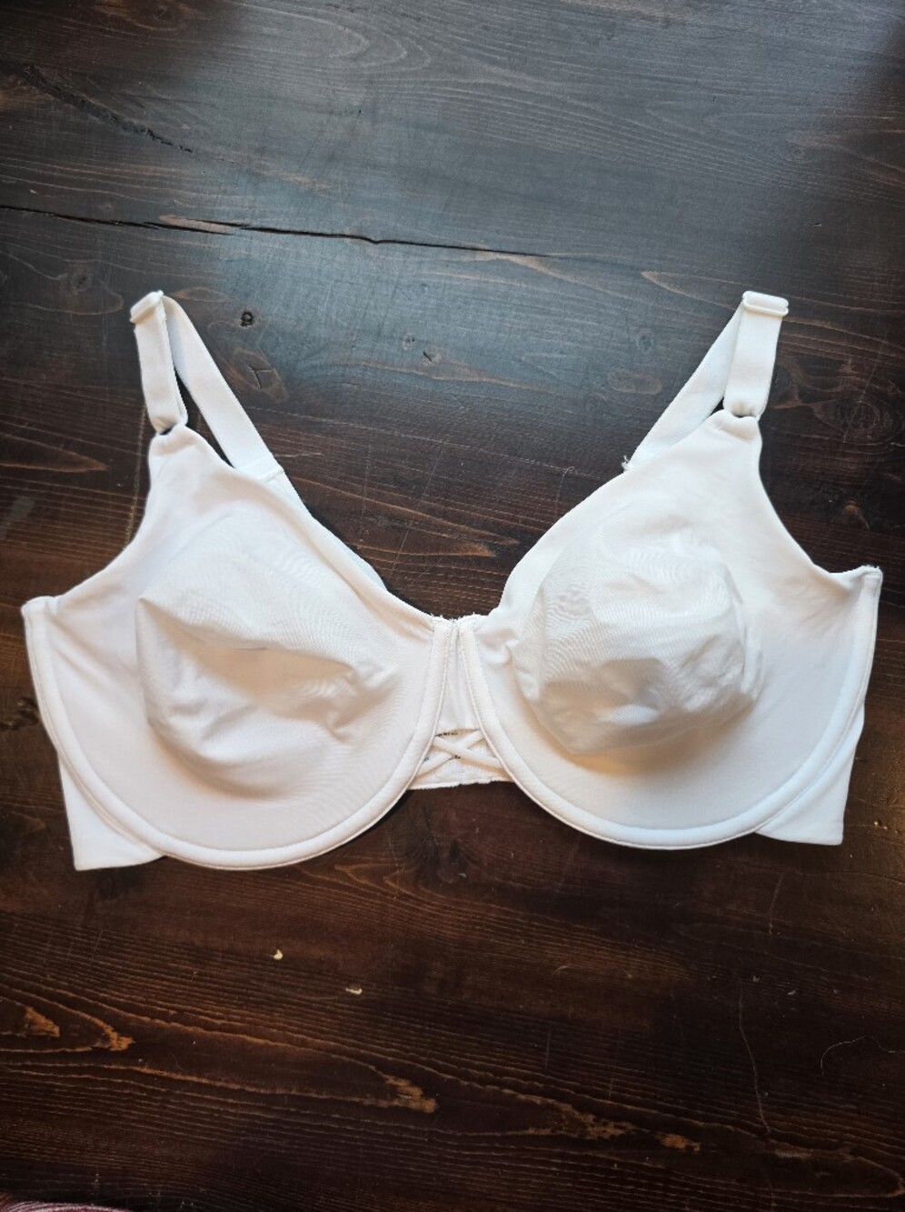 Curvation Side Shaper Full Coverage Underwire Bra White - Size 40DD